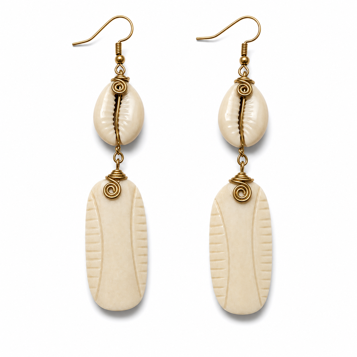 Cowrie Harmony Earrings