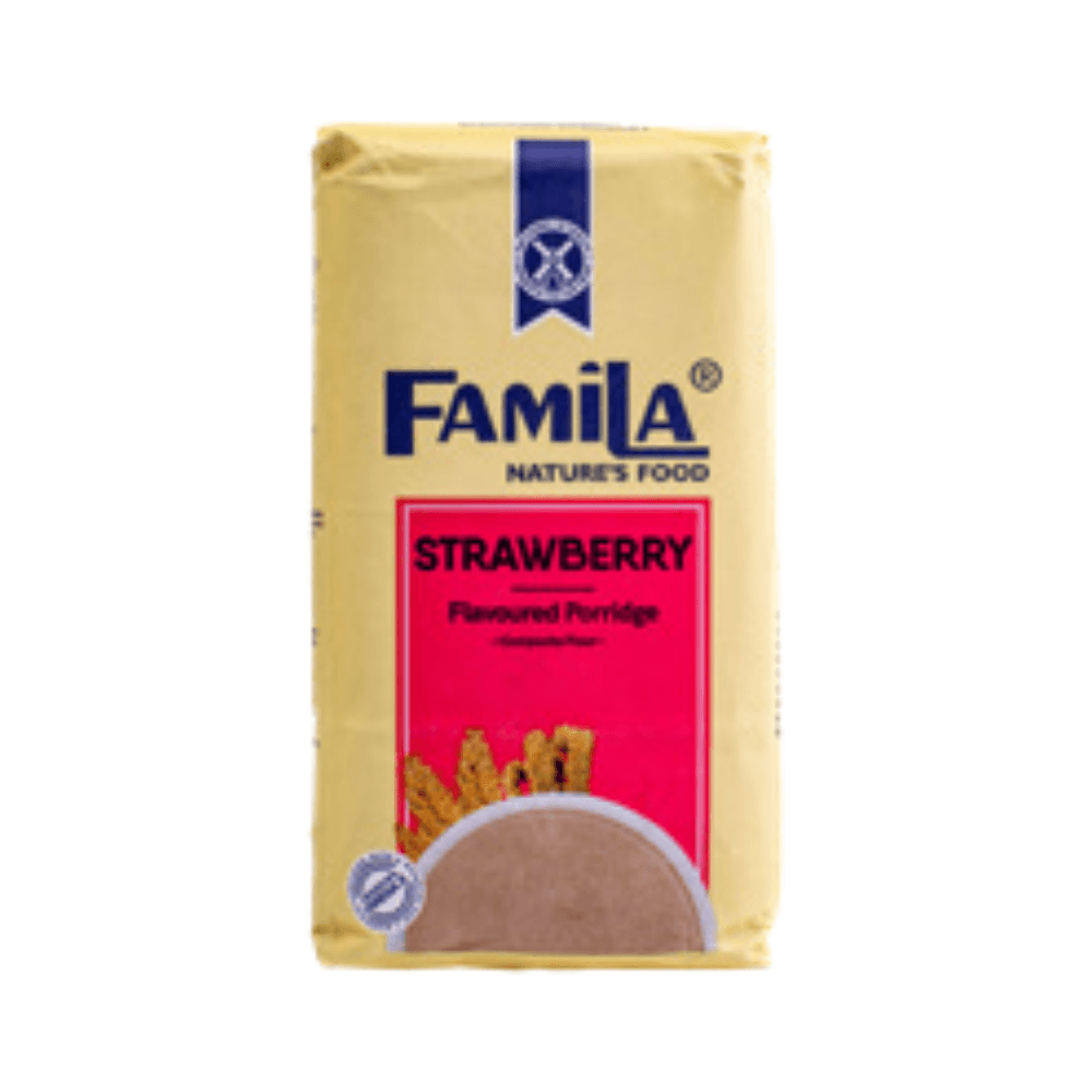 Famila Strawberry Flavored Uji (Porridge) Flour 1kg (2.2lb)