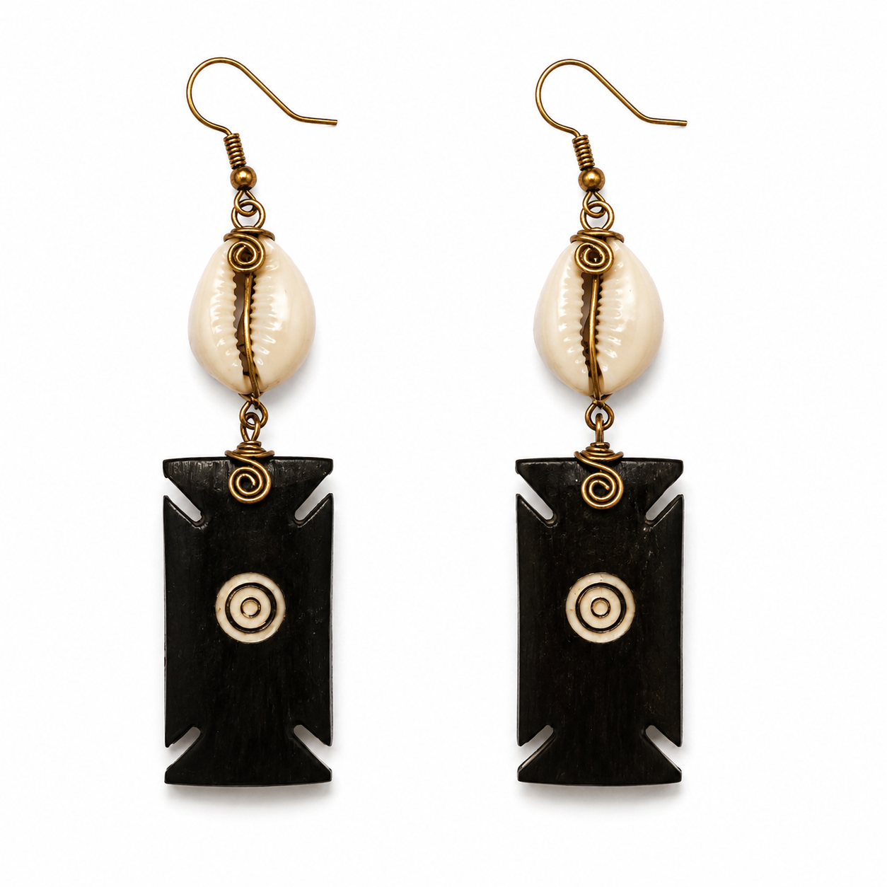 Cowrie Heritage Earrings