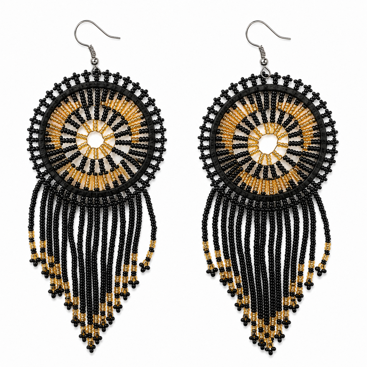 Halo Fringe Earrings