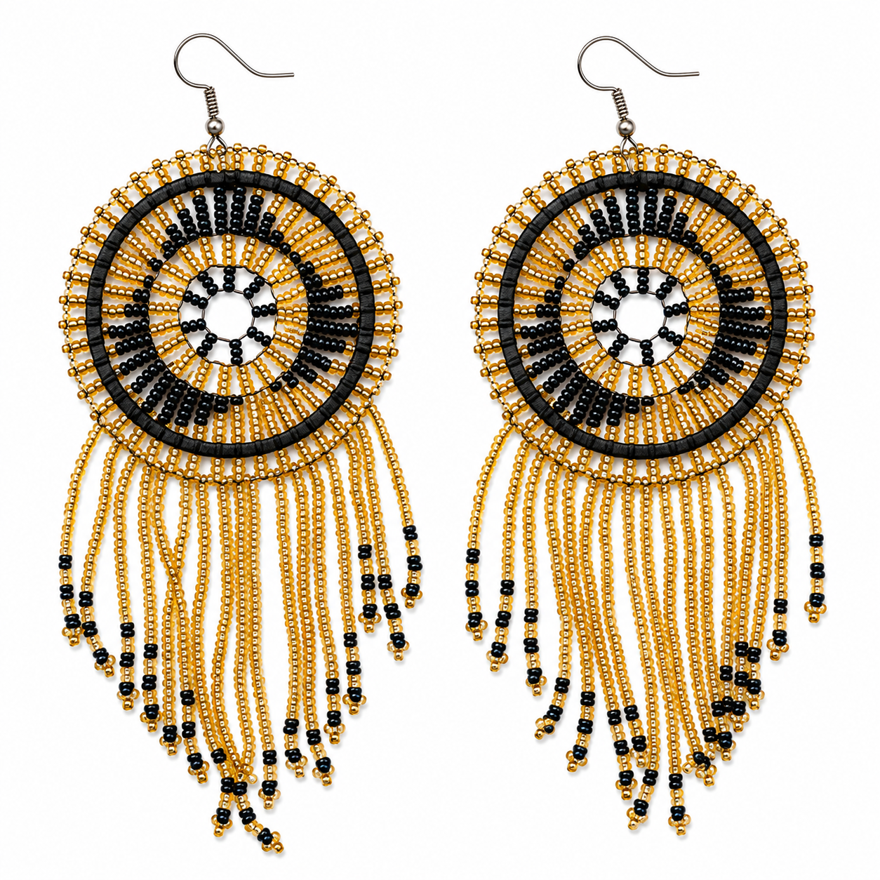 Halo Fringe Earrings