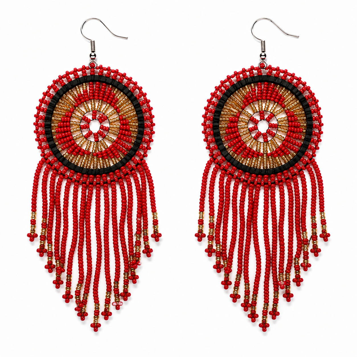 Halo Fringe Earrings