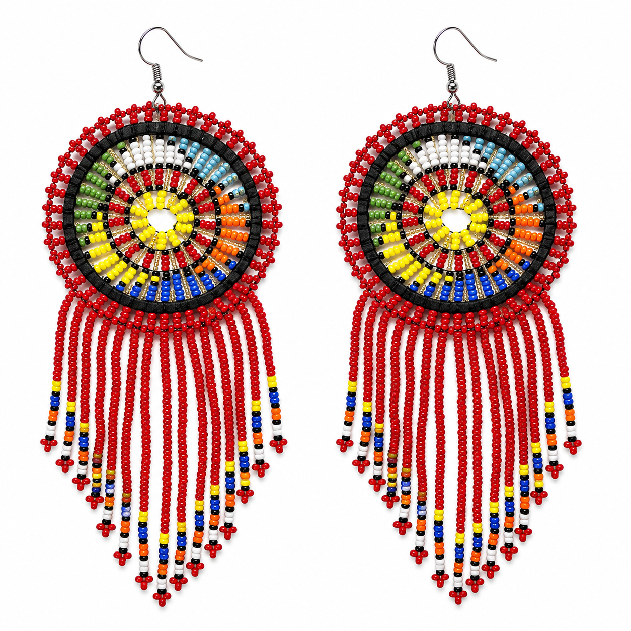 Halo Fringe Earrings