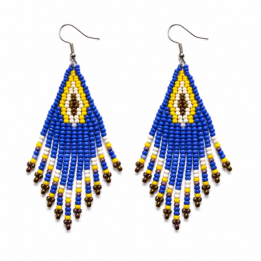 Lake Breeze Fringe Earrings