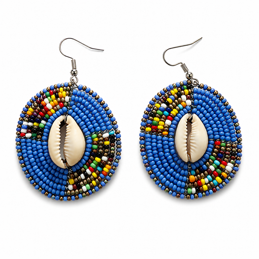 Lake Victoria Cowrie Earrings