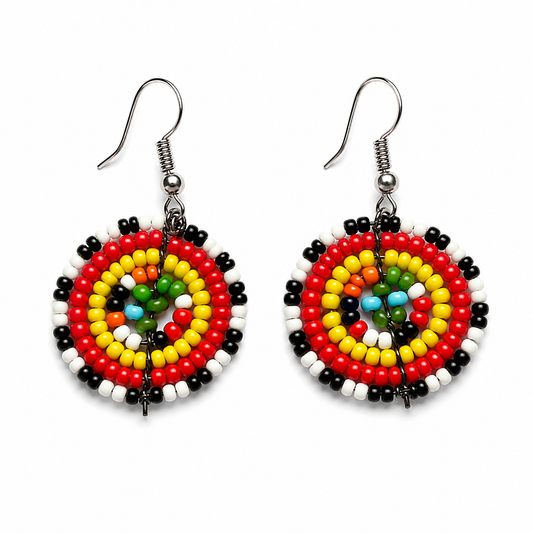 Rainbow Mosaic Earrings